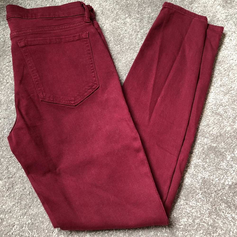 Gap skinny Jeans Jeggings red size 2 NWOT